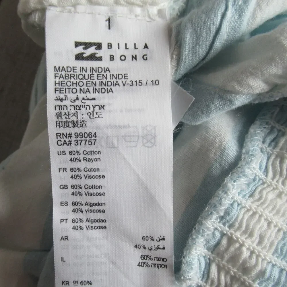 Billabong jumpsuit womens